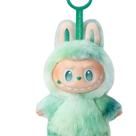Authentic Pop Mart Monsters Big Into Energy Labubu Plush Pendant Serenity SEALED - Picture 4 of 11